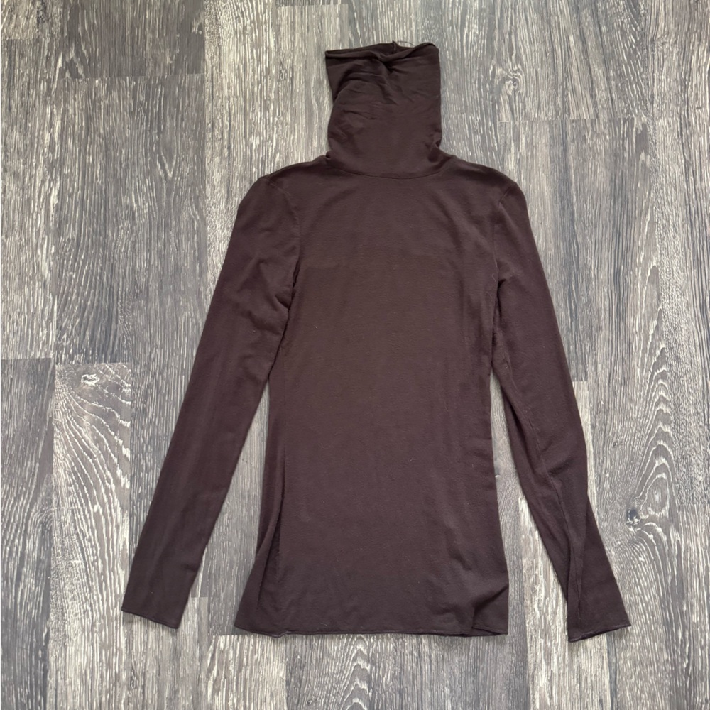 Intimissimi brown semi sheer turtleneck